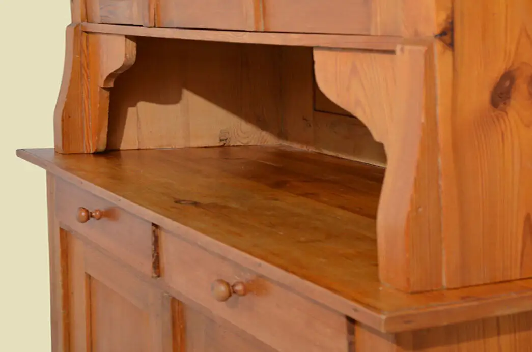 Küchenbuffet ANTIK Jugendstil Weichholz Schrank Buffet ORIGINALvon1920 10