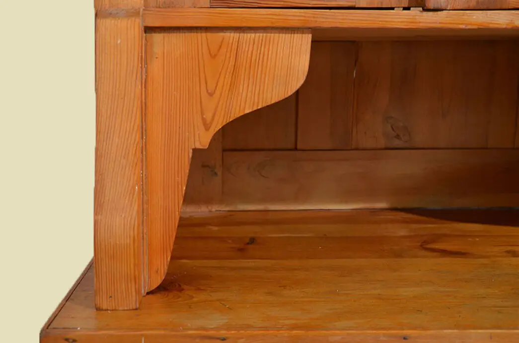Küchenbuffet ANTIK Jugendstil Weichholz Schrank Buffet ORIGINALvon1920 12