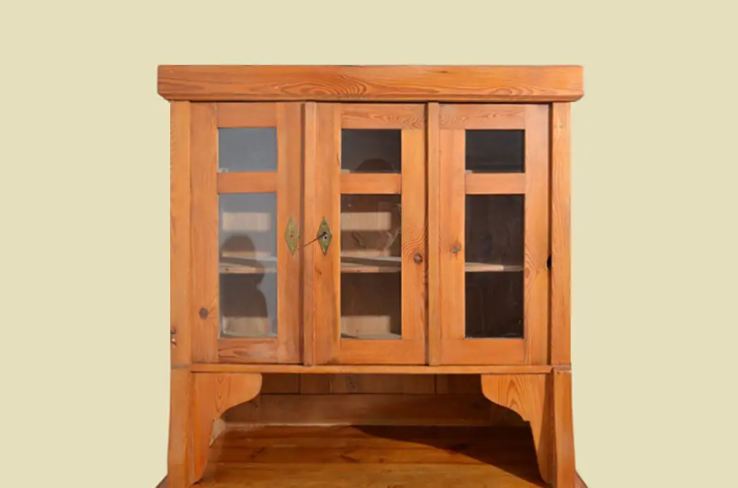 Küchenbuffet ANTIK Jugendstil Weichholz Schrank Buffet ORIGINALvon1920 14