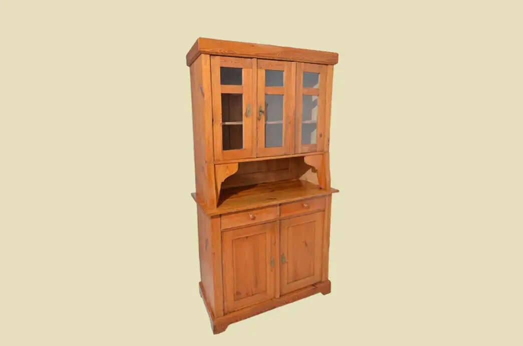 Küchenbuffet ANTIK Jugendstil Weichholz Schrank Buffet ORIGINALvon1920 2