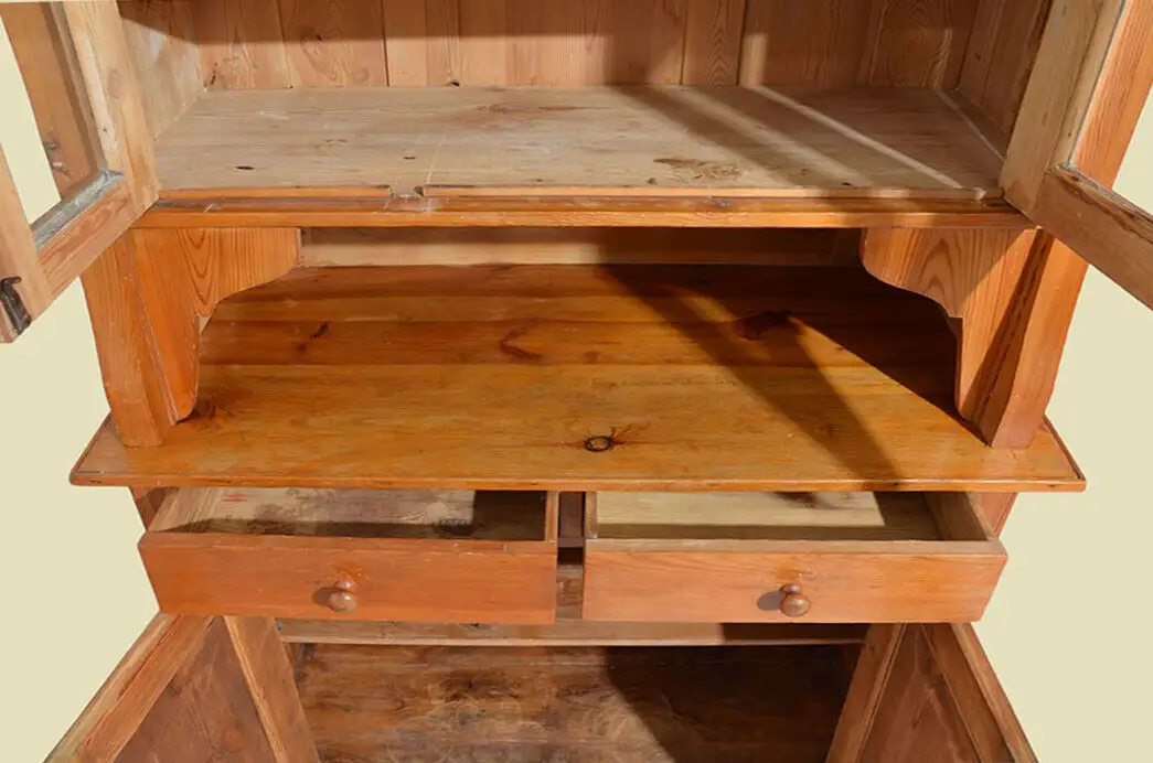 Küchenbuffet ANTIK Jugendstil Weichholz Schrank Buffet ORIGINALvon1920 5