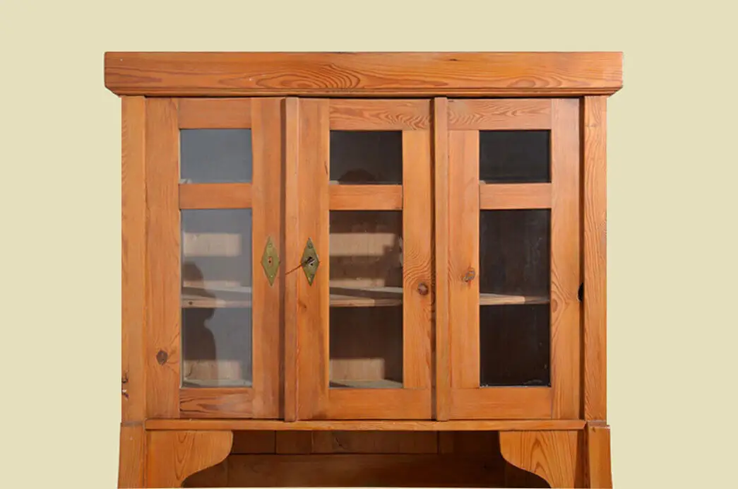 Küchenbuffet ANTIK Jugendstil Weichholz Schrank Buffet ORIGINALvon1920 8