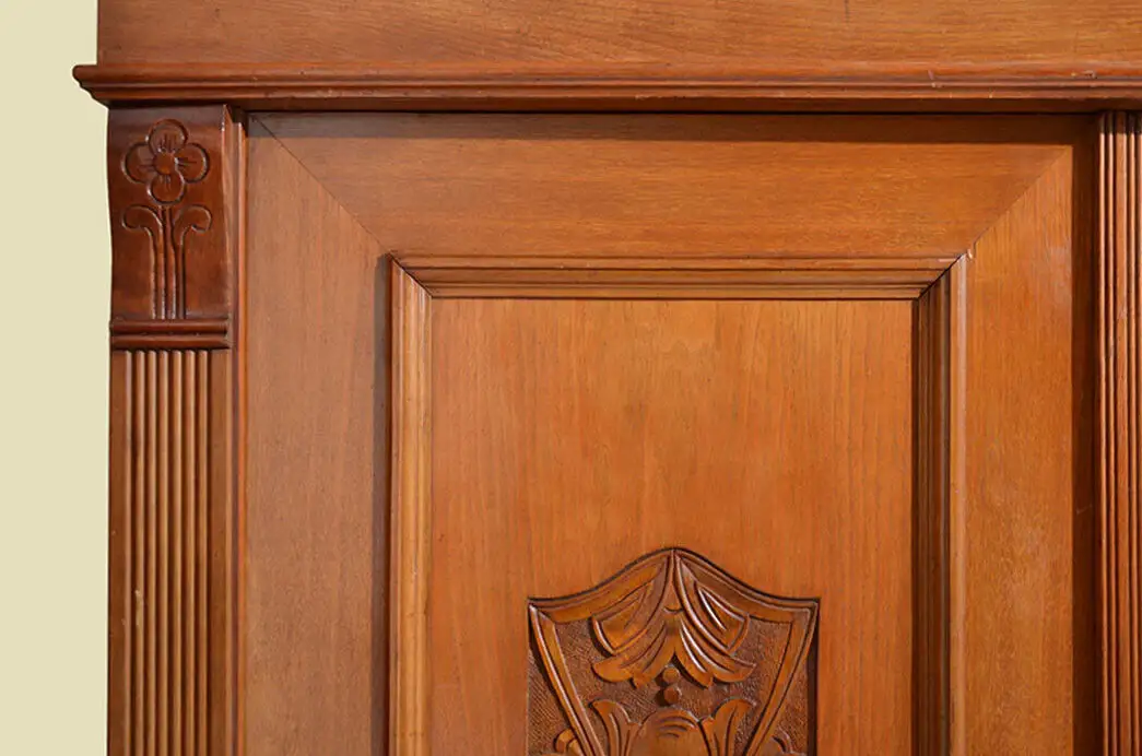 Schrank ANTIK Jugendstil Kleiderschrank ORIGINALvon1920 -zerlegbar- 11