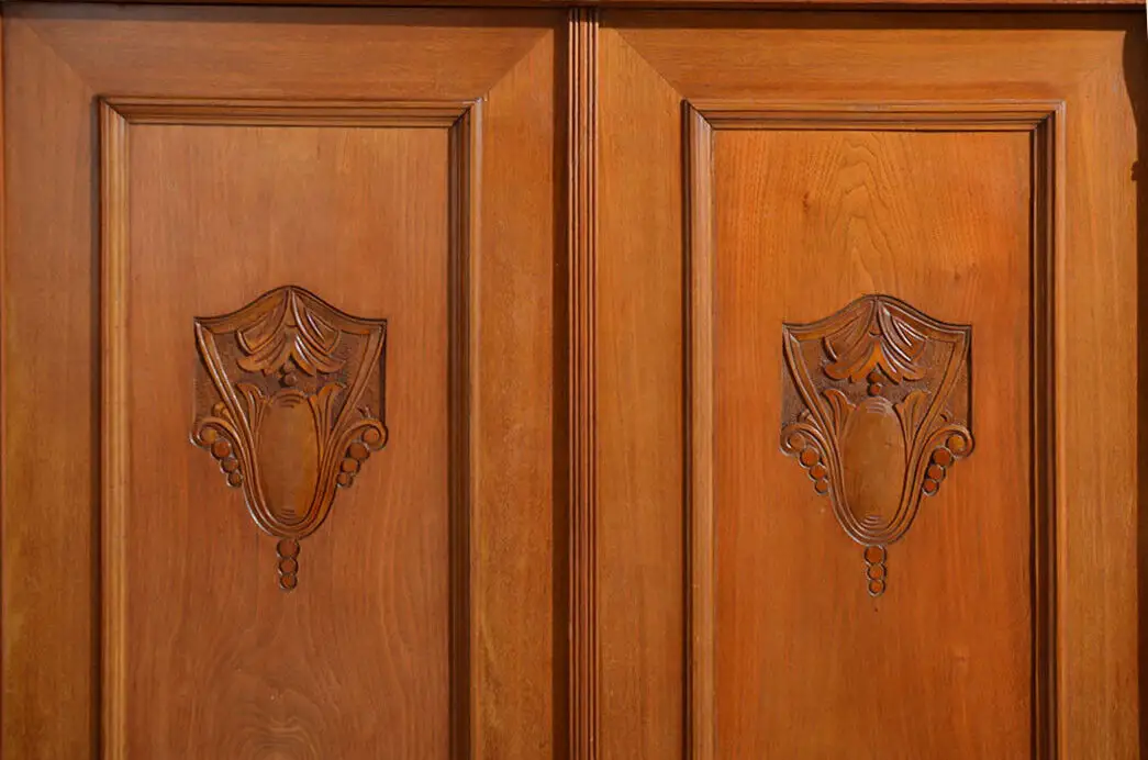 Schrank ANTIK Jugendstil Kleiderschrank ORIGINALvon1920 -zerlegbar- 13