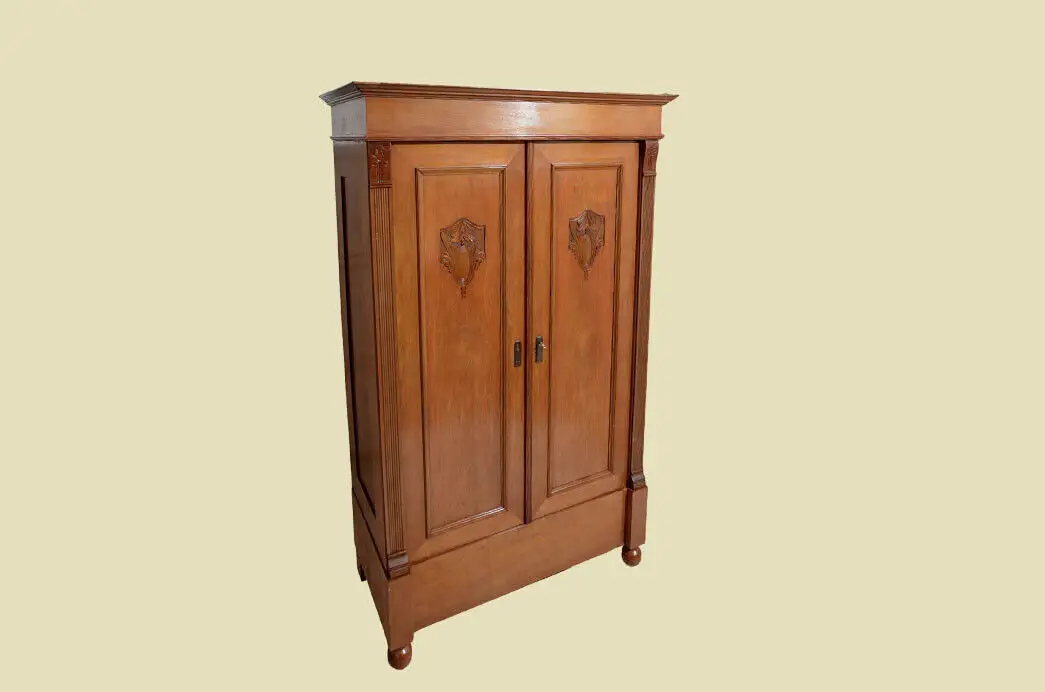 Schrank ANTIK Jugendstil Kleiderschrank ORIGINALvon1920 -zerlegbar- 2