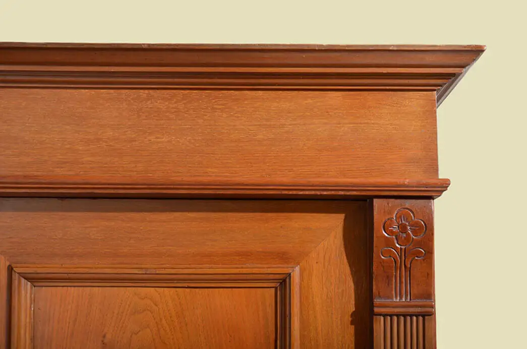 Schrank ANTIK Jugendstil Kleiderschrank ORIGINALvon1920 -zerlegbar- 9