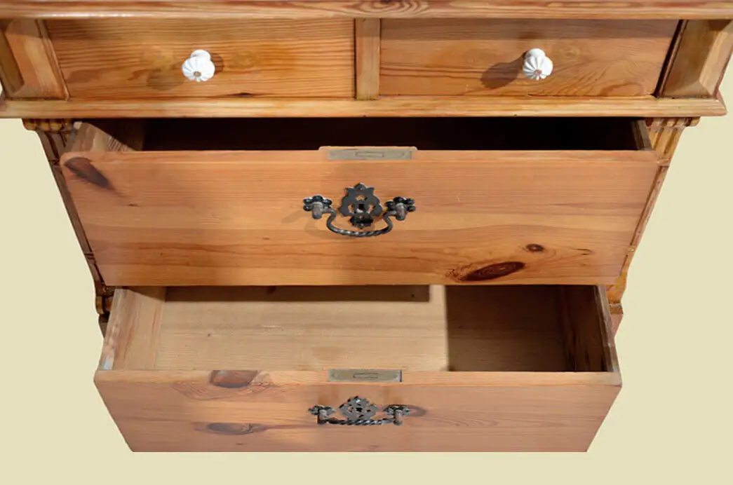 Küchenbuffet ANTIK Jugendstil Weichholz Schrank Buffet ORIGINALvon1920 12