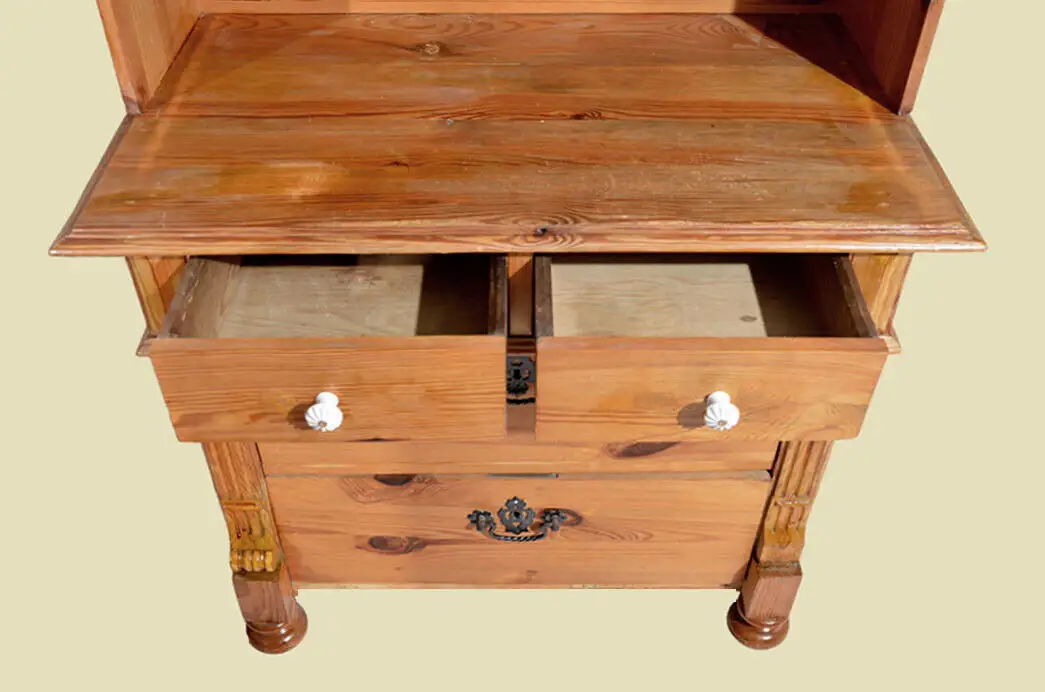 Küchenbuffet ANTIK Jugendstil Weichholz Schrank Buffet ORIGINALvon1920 5