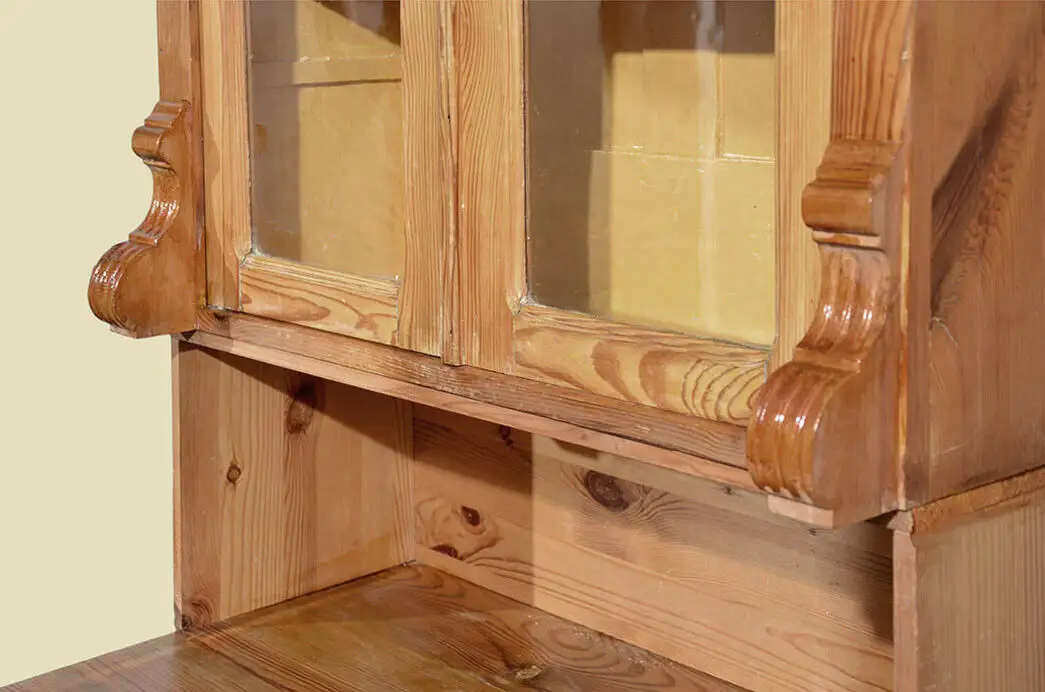 Küchenbuffet ANTIK Jugendstil Weichholz Schrank Buffet ORIGINALvon1920 8