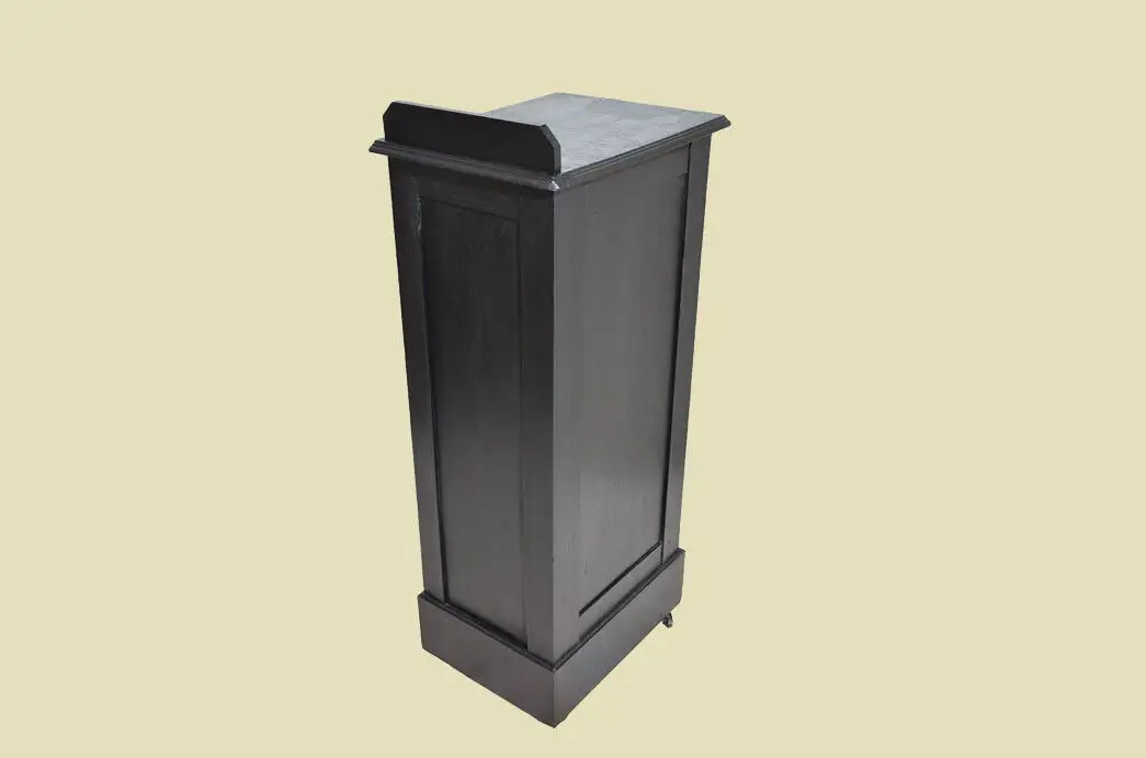 Notenschrank ANTIK Art Deco Jugendstil Rolladenschrank ORIGINAL von 1920 4