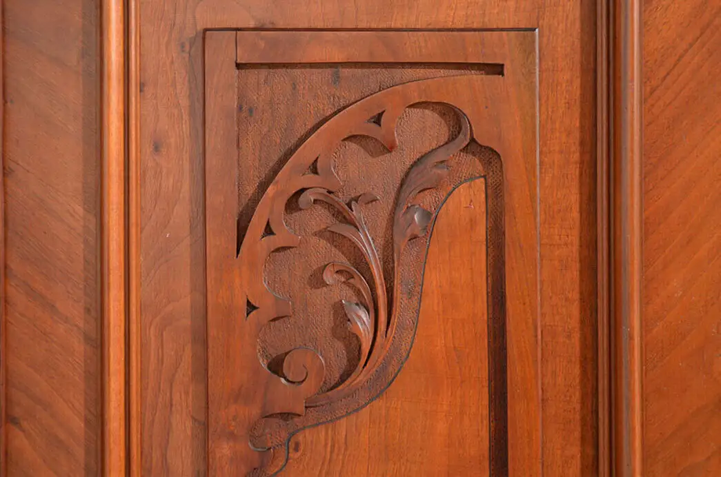 Schrank ANTIK Jugendstil Säulen Kleiderschrank ORIGINALvon1920 10