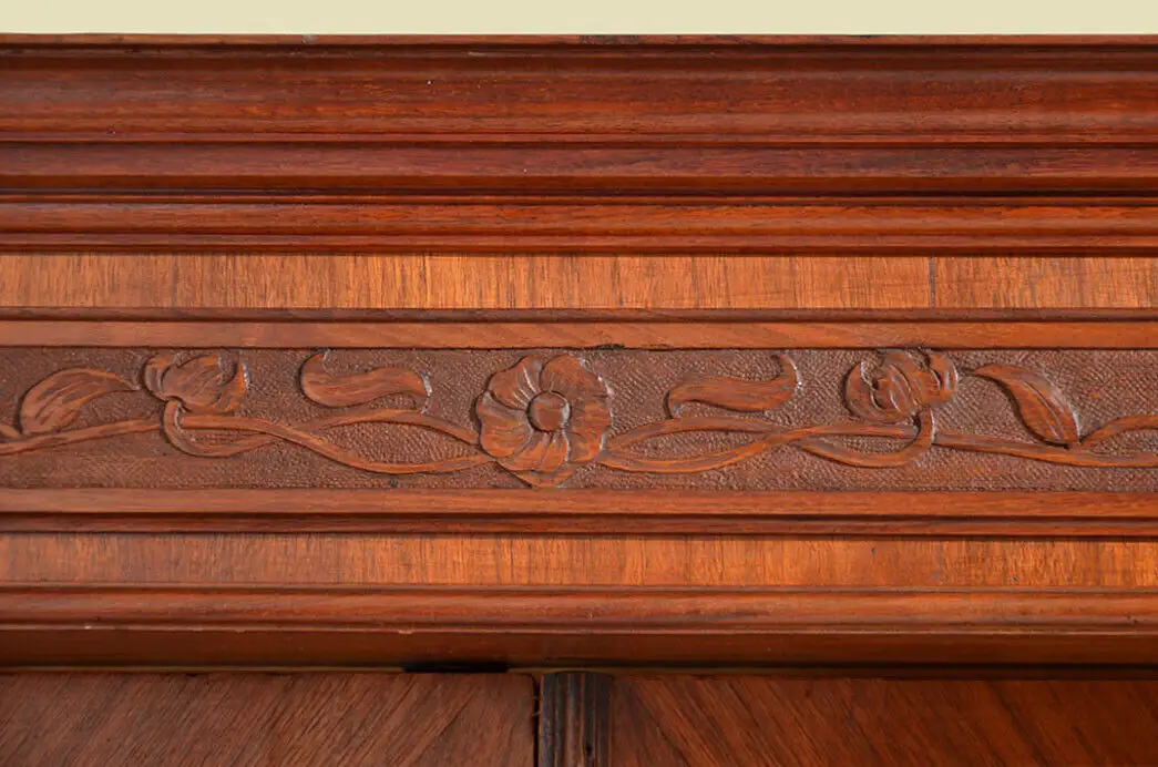 Schrank ANTIK Jugendstil Säulen Kleiderschrank ORIGINALvon1920 8