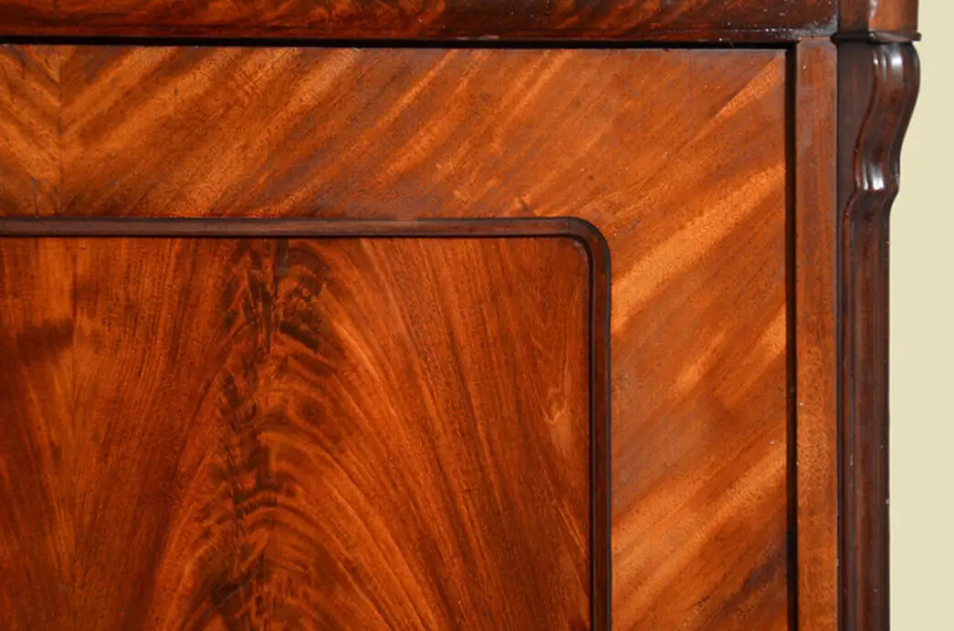 Schrank ANTIK Louis Philippe Mahagoni Kleiderschrank ORIGINALvon1870 12