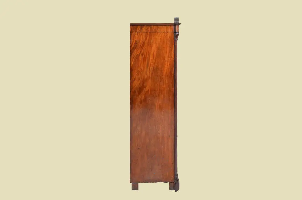 Schrank ANTIK Louis Philippe Mahagoni Kleiderschrank ORIGINALvon1870 15