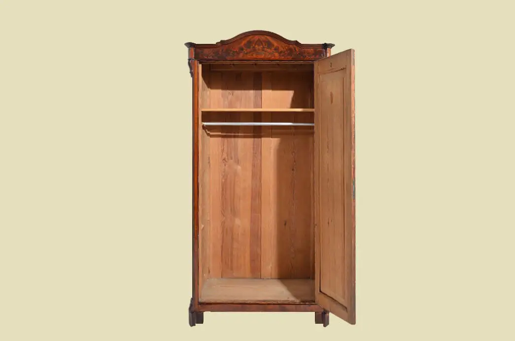 Schrank ANTIK Louis Philippe Mahagoni Kleiderschrank ORIGINALvon1870 4