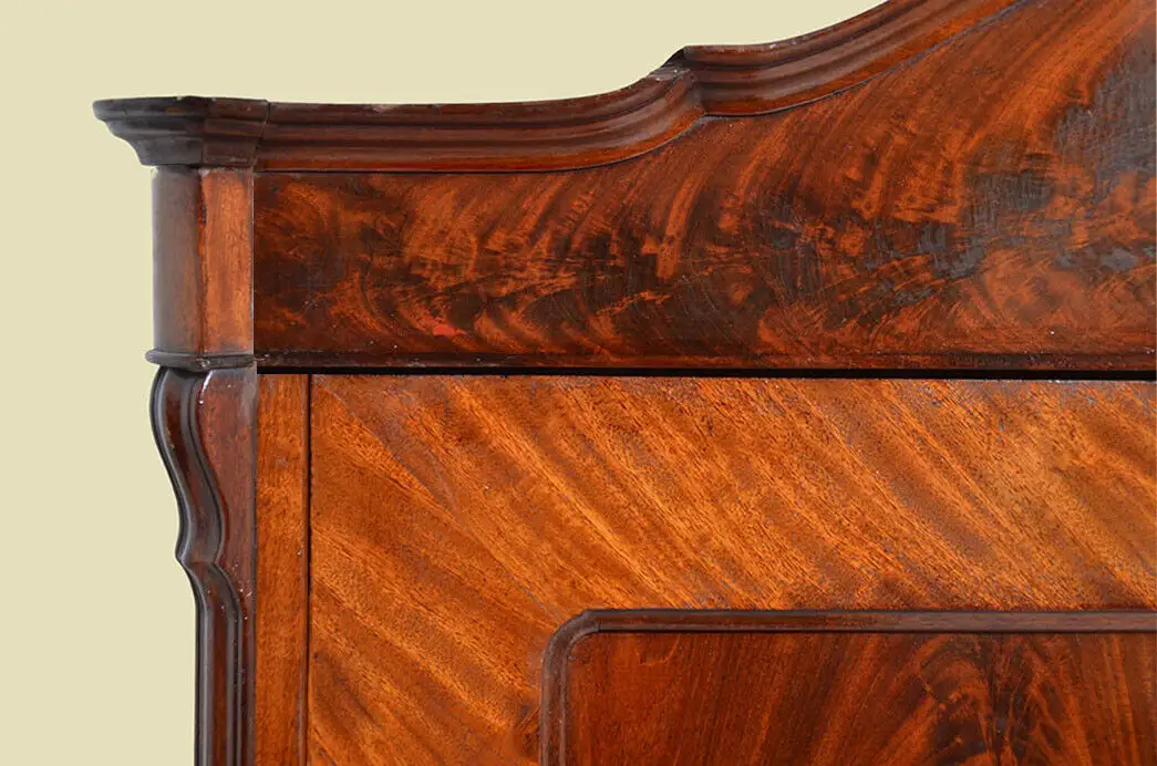 Schrank ANTIK Louis Philippe Mahagoni Kleiderschrank ORIGINALvon1870 9