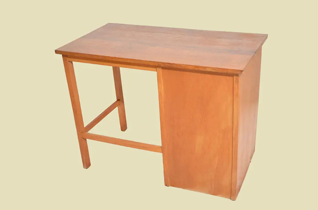 Schreibtisch ANTIK Jugendstil 60er Jahre Rolladen Sekretär ORIGINALvon1960 13