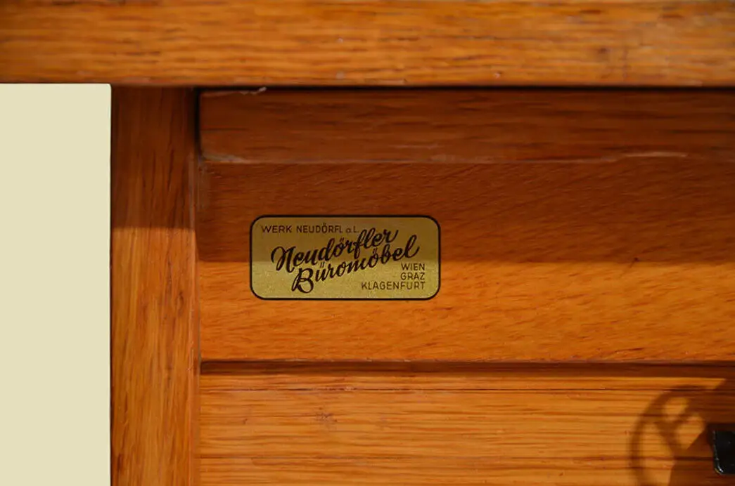 Schreibtisch ANTIK Vintage 60er Jahre Rolladen Sekretär ORIGINALvon1960 11
