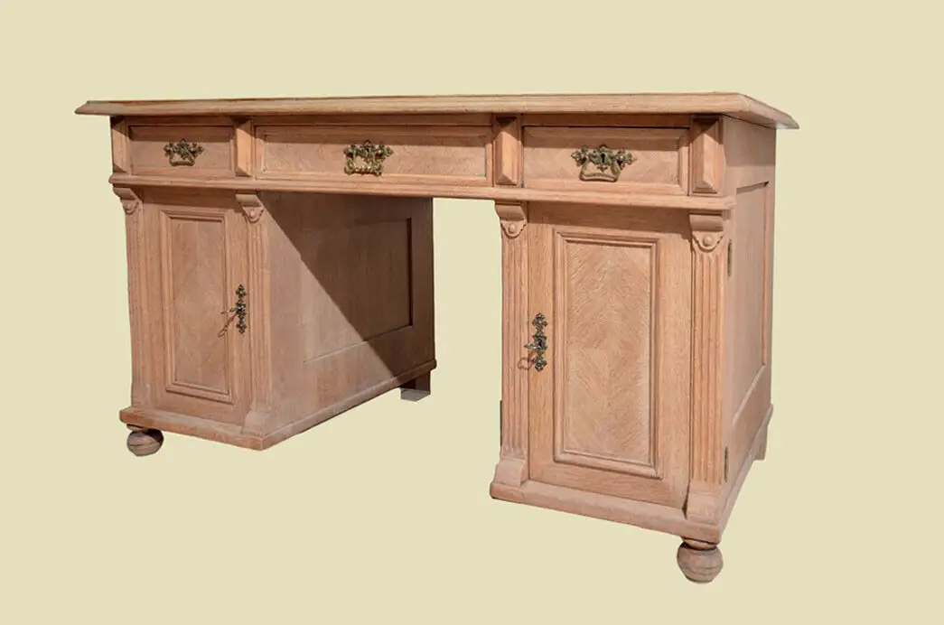 Schreibtisch ANTIK Gründerzeit Eiche Sekretär ORIGINALvon1880 1