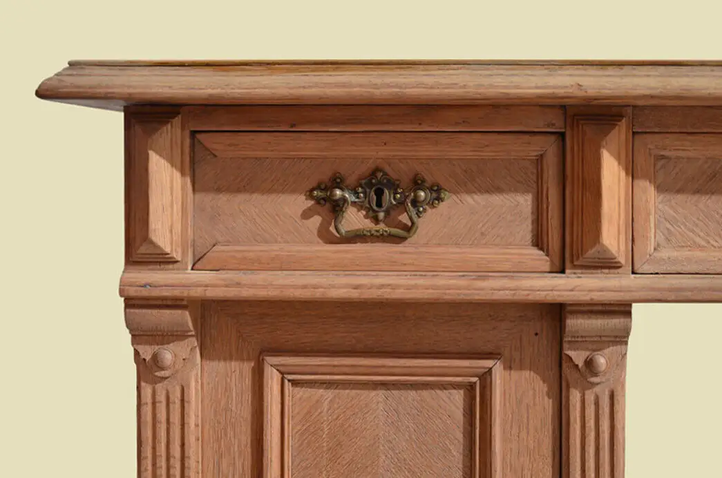 Schreibtisch ANTIK Gründerzeit Eiche Sekretär ORIGINALvon1880 10