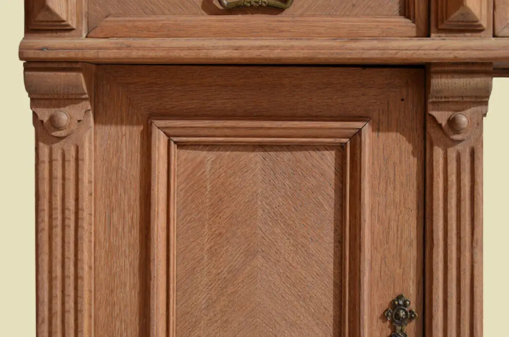 Schreibtisch ANTIK Gründerzeit Eiche Sekretär ORIGINALvon1880 12