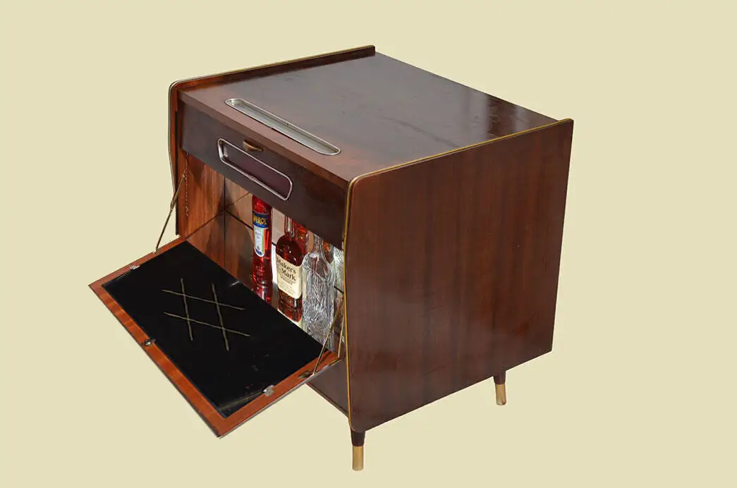 Barschrank ANTIK Minibar Kommode Vintage 50er 60er Jahre Art Deco 0