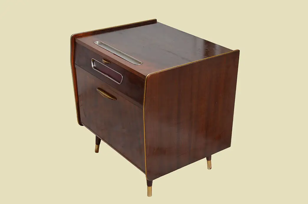 Barschrank ANTIK Minibar Kommode Vintage 50er 60er Jahre Art Deco 1
