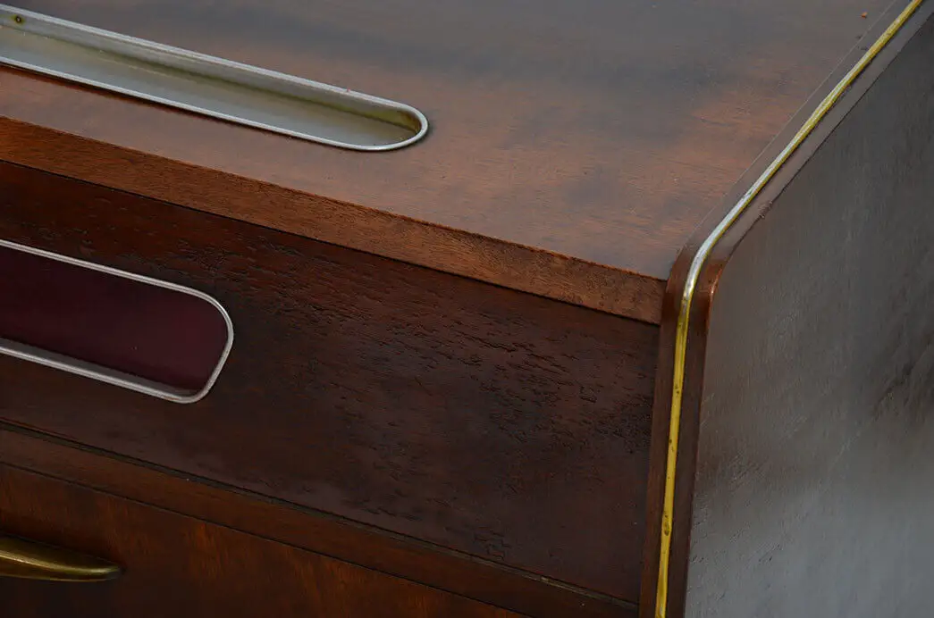 Barschrank ANTIK Minibar Kommode Vintage 50er 60er Jahre Art Deco 9