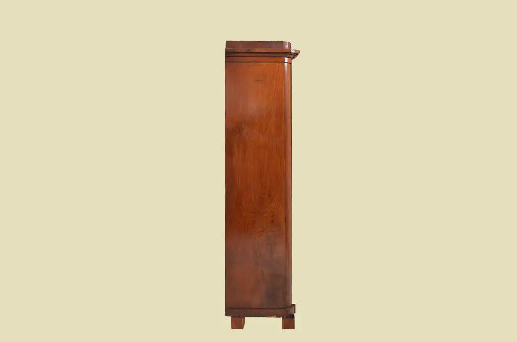 Vitrine ANTIK Biedermeier Mahagoni Bücherschtank Schrank Schinkeldach von 1820 13