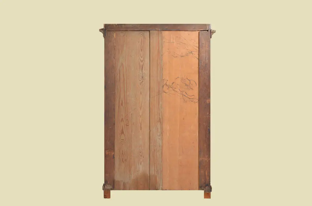 Vitrine ANTIK Biedermeier Mahagoni Bücherschtank Schrank Schinkeldach von 1820 14