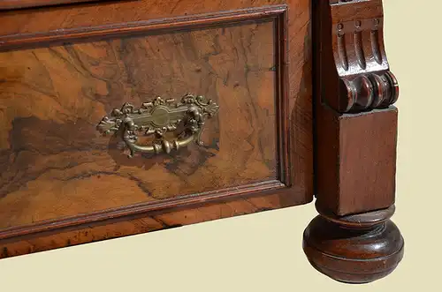 Große Kommode ANTIK Gründerzeit Nußbaum Schrank Sideboard von 1880