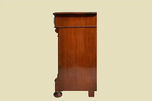 Große Kommode ANTIK Gründerzeit Nußbaum Schrank Sideboard von 1880