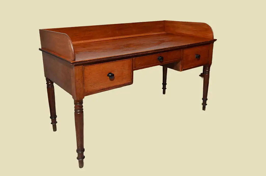 Schreibtisch ANTIK English Jugendstil Eiche Sekretär von 1920 2
