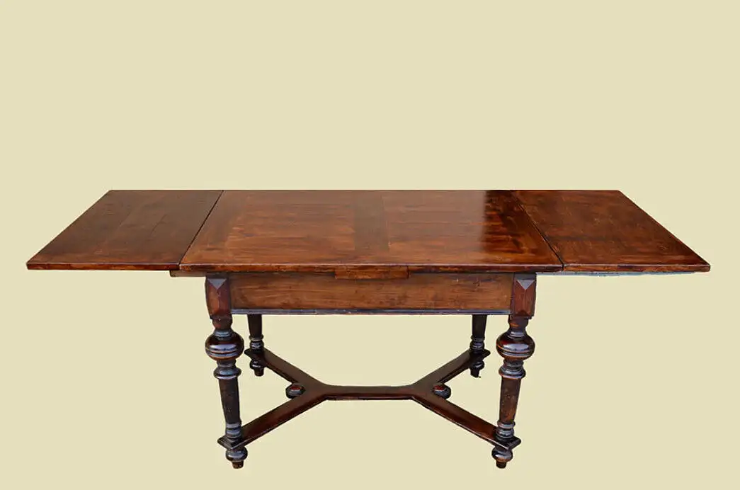 Tisch ANTIK Gründerzeit Kulissen Ausziehtisch 112–200cm Esstisch von 1880 3