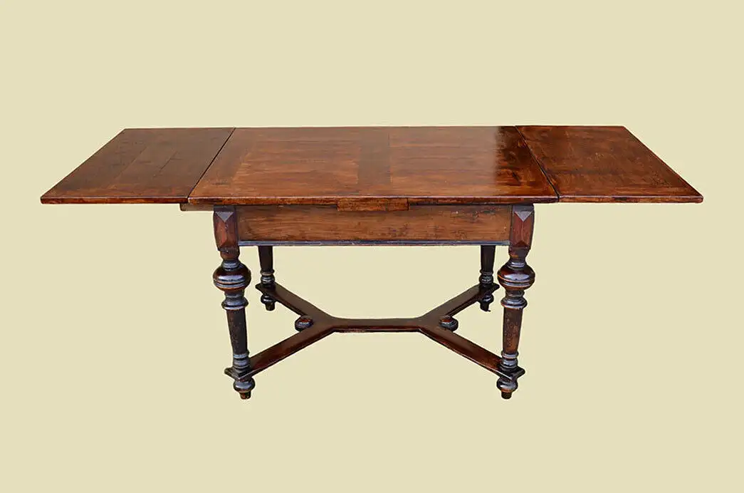 Tisch ANTIK Gründerzeit Kulissen Ausziehtisch 112–200cm Esstisch von 1880 6