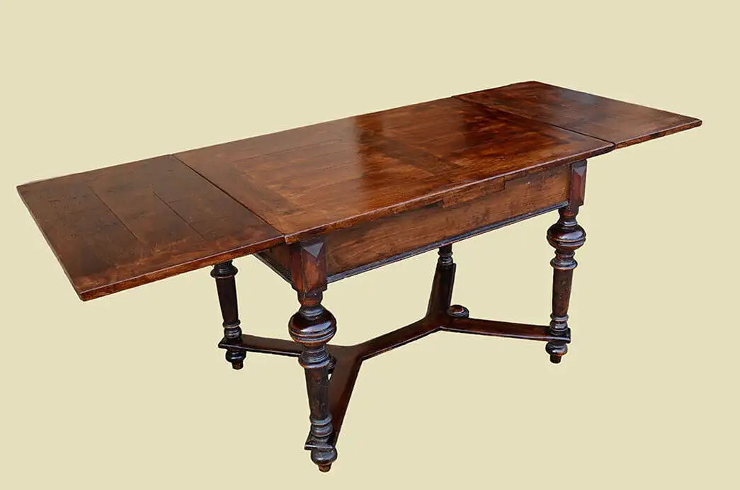 Tisch ANTIK Gründerzeit Kulissen Ausziehtisch 112–200cm Esstisch von 1880 7