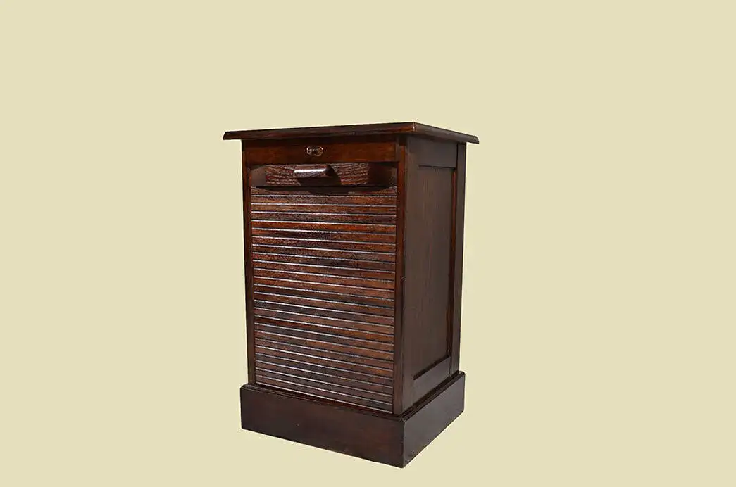 Rolladenschrank ANTIK Jugendstil Art Deco Notenschrank von 1920 2