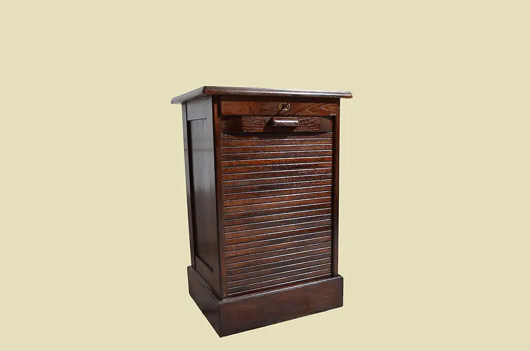 Rolladenschrank ANTIK Jugendstil Art Deco Notenschrank von 1920 3