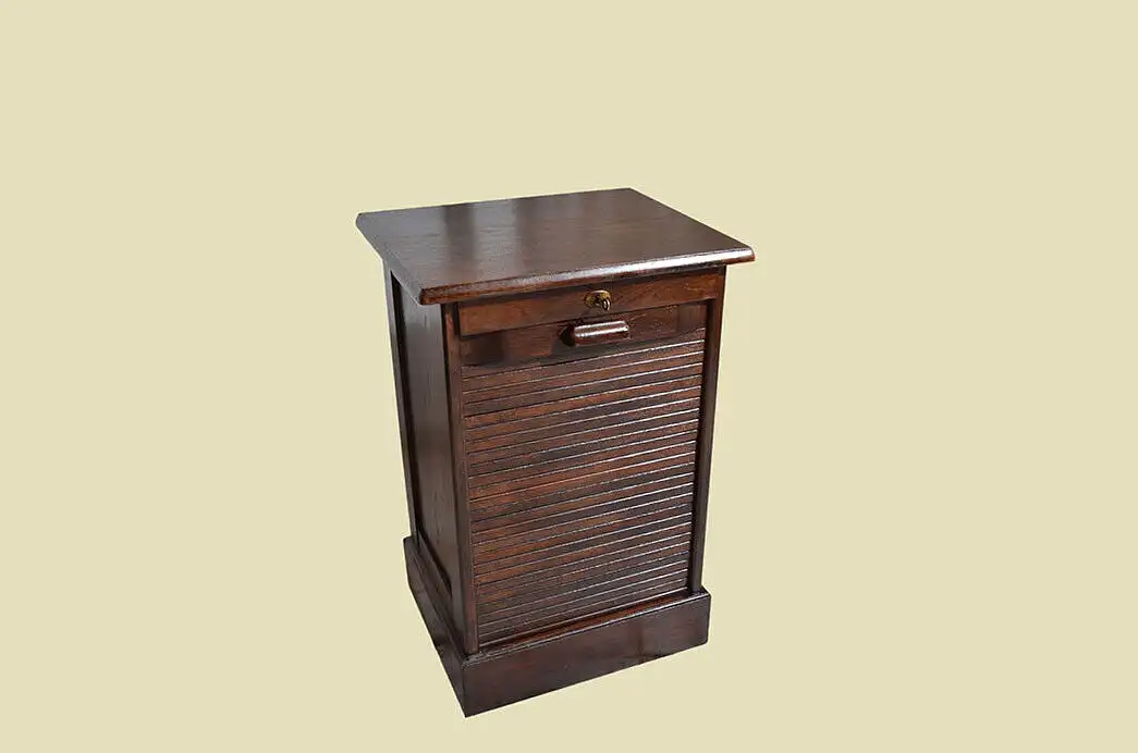 Rolladenschrank ANTIK Jugendstil Art Deco Notenschrank von 1920 4