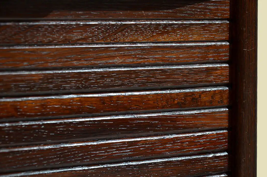 Rolladenschrank ANTIK Jugendstil Art Deco Notenschrank von 1920 8