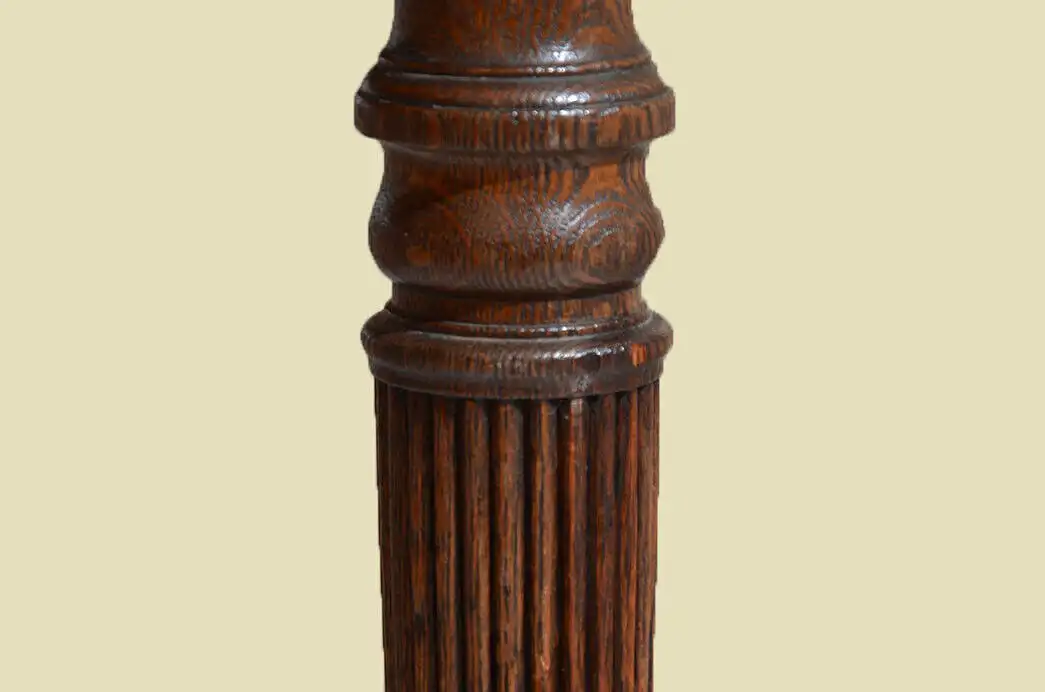 Großer Tisch ANTIK Jugendstil Eiche Schreibtisch Sekretär von 1920 15