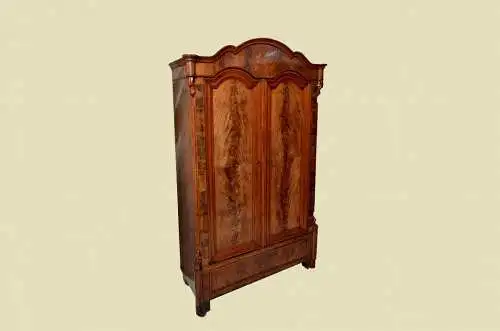 Schrank ANTIK Louis Philippe Mahagoni Kleiderschrank von 1840