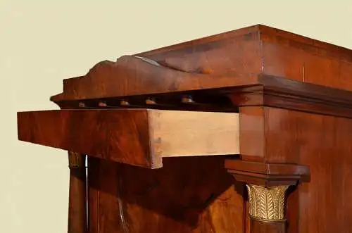 Edler Kleiderschrank Blender ANTIK Biedermeier Mahagoni Schrank von 1820