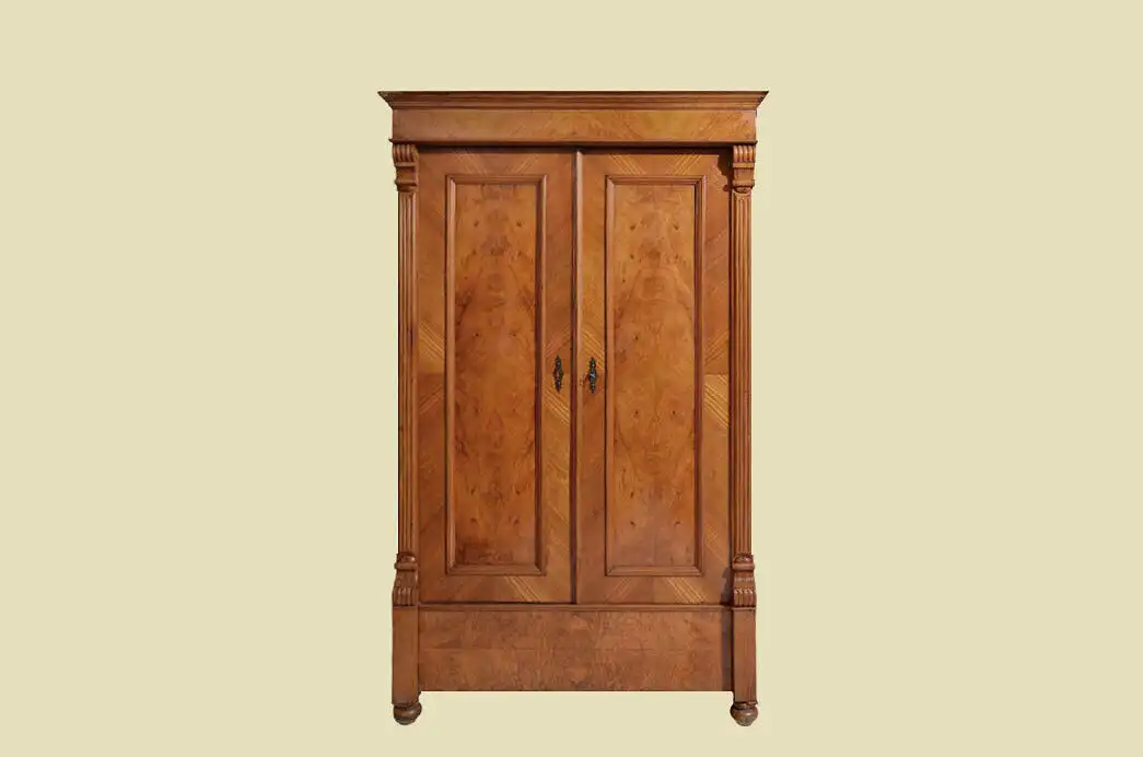 Schrank ANTIK Gründerzeit Eiche Kleiderschrank von 1880 0