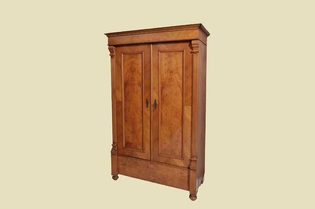 Schrank ANTIK Gründerzeit Eiche Kleiderschrank von 1880 1