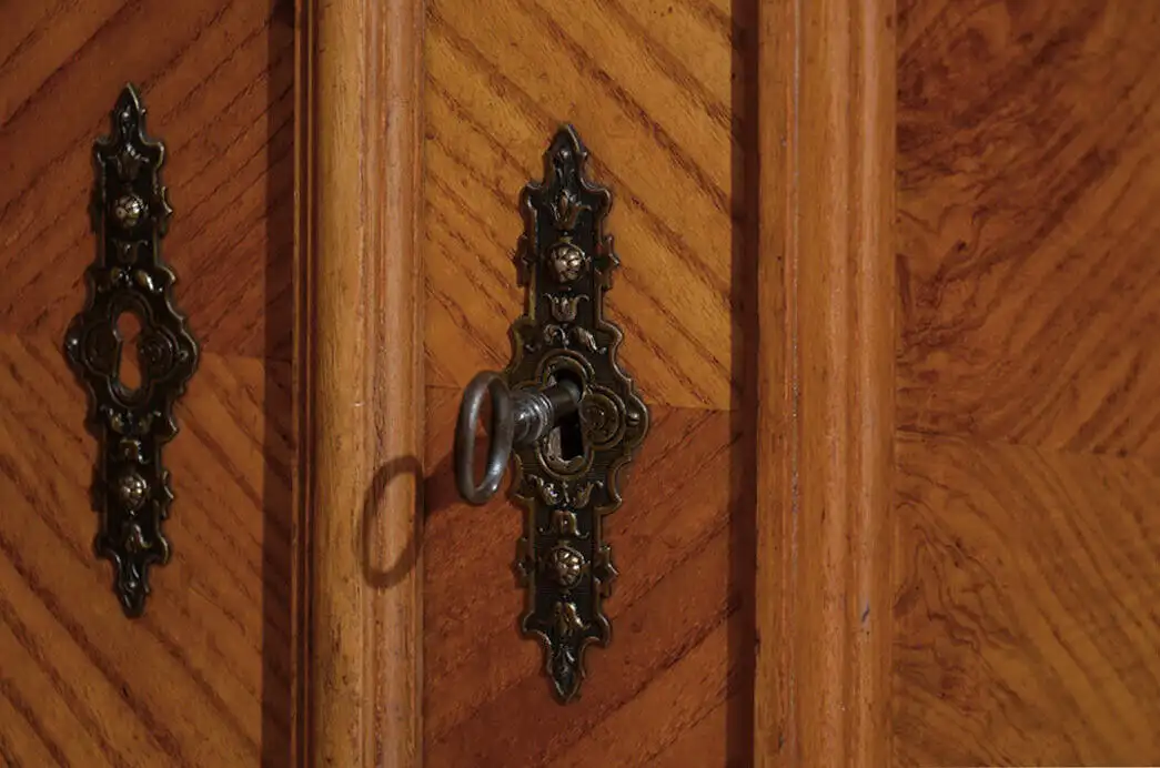 Schrank ANTIK Gründerzeit Eiche Kleiderschrank von 1880 12