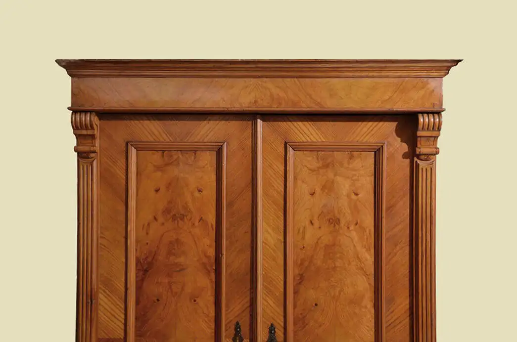 Schrank ANTIK Gründerzeit Eiche Kleiderschrank von 1880 13