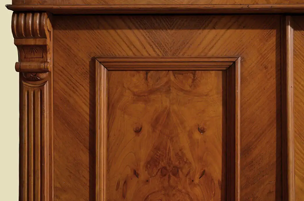 Schrank ANTIK Gründerzeit Eiche Kleiderschrank von 1880 9