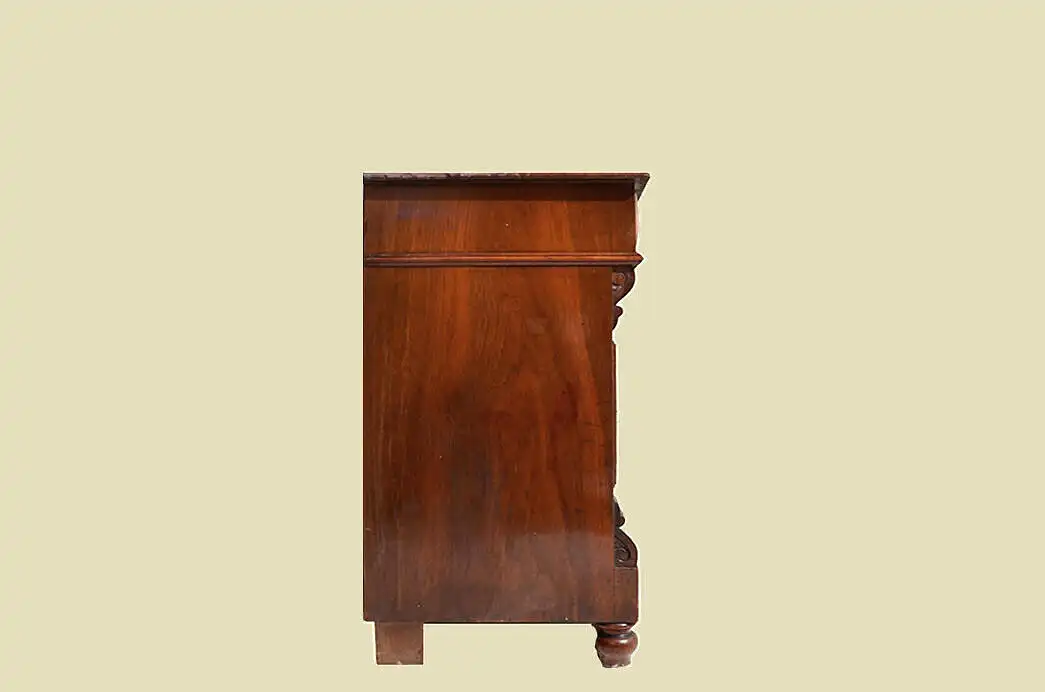Kommode ANTIK Gründerzeit Nußbaum Halbschrank Sideboard von 1880 15