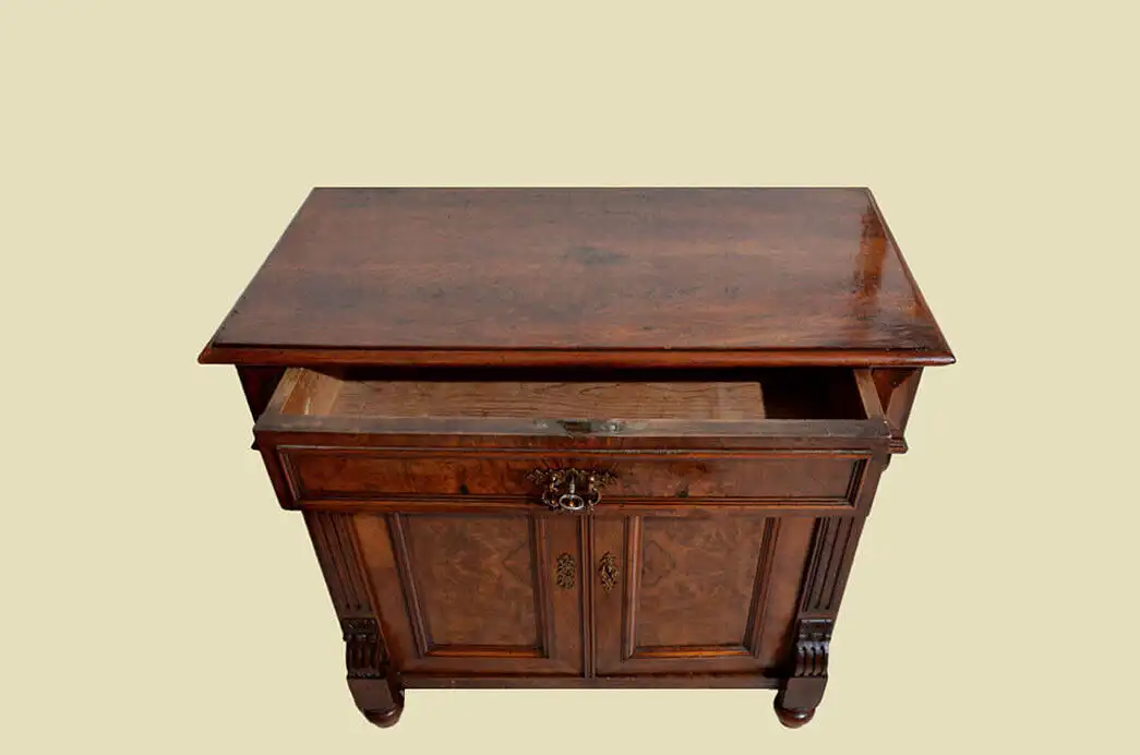 Kommode ANTIK Gründerzeit Nußbaum Halbschrank Sideboard von 1880 4
